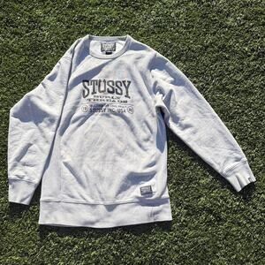 Vintage Stussy Grey Crewneck Men's size L Perfect Condition